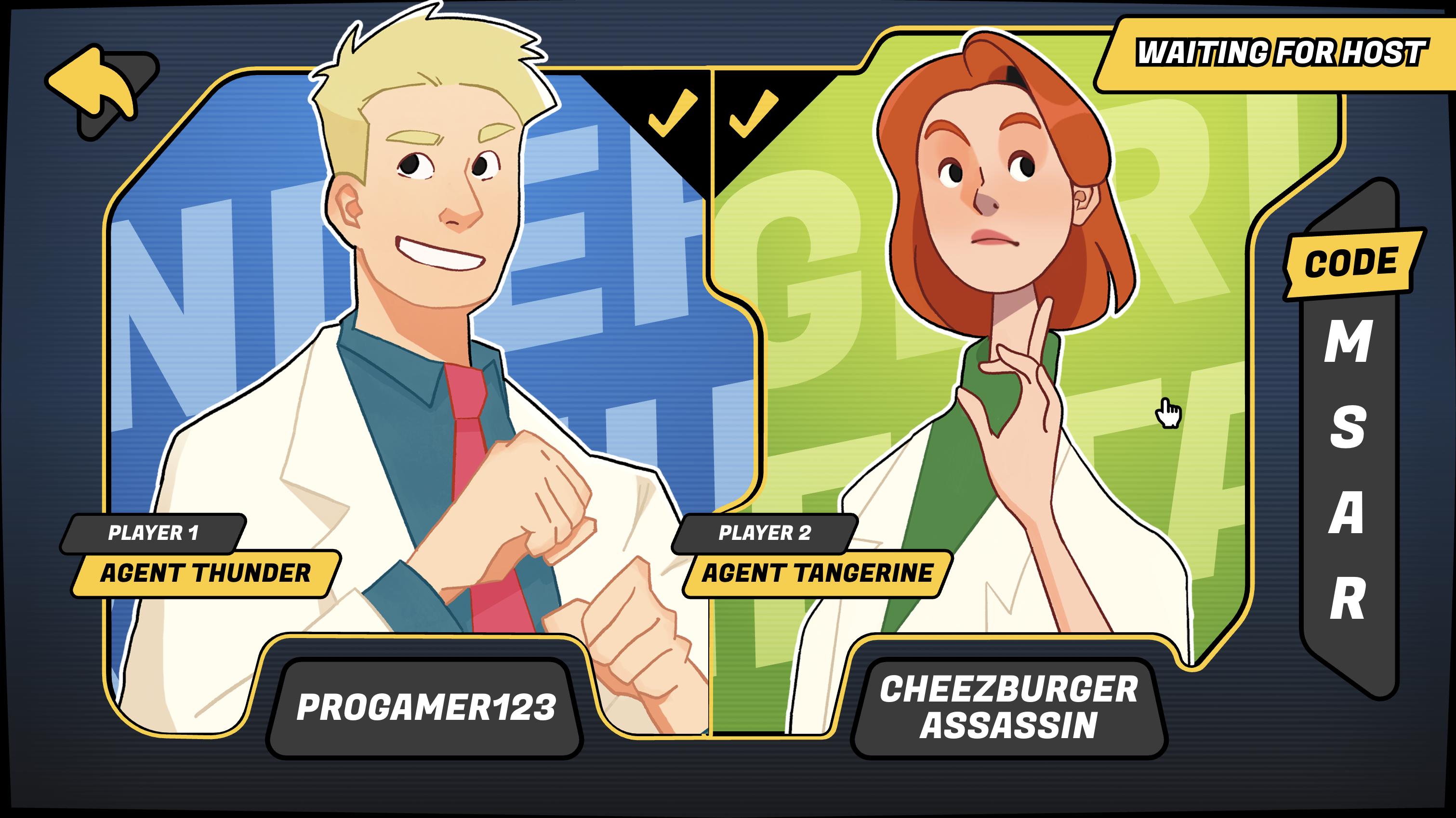 Gameplay screenshot 1 of Two & Two: Agents